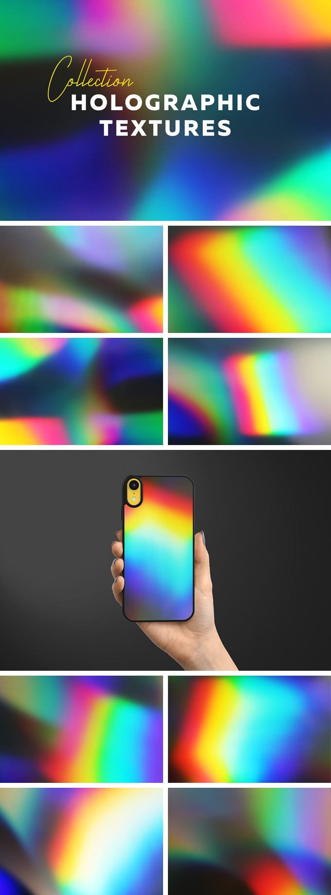 Download Free Holographic Texture Collection