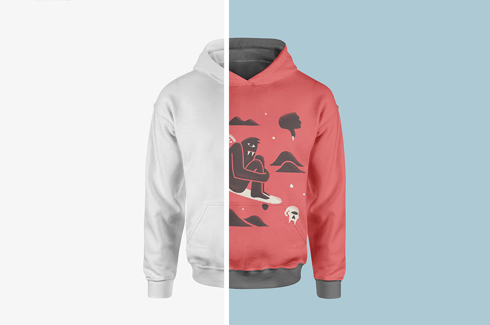 Download Hoodie mockup set — download PSD template