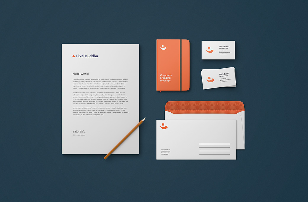Free Business Stationery Mockup Download Psd Template