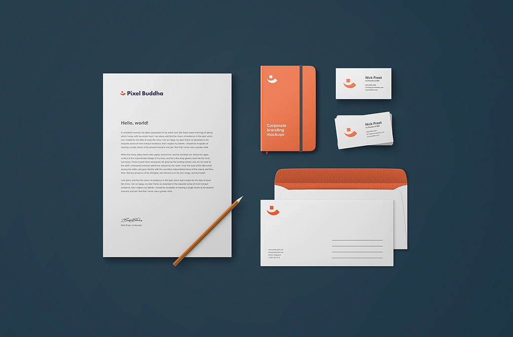 Download Free Business Stationery Mockup Download Psd Template PSD Mockup Templates