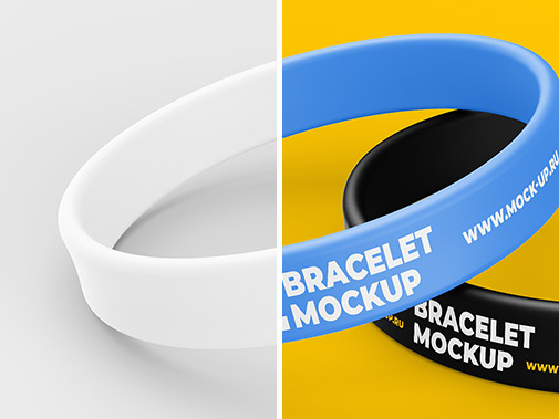 Silicone Wristbands Mockup by Yellow Roma on Dribbble
