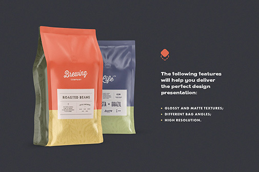 Download Download Coffee Bag Mockup Set