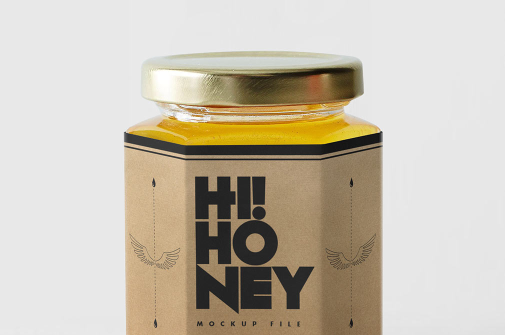 Download Honey jar mockup — download PSD template