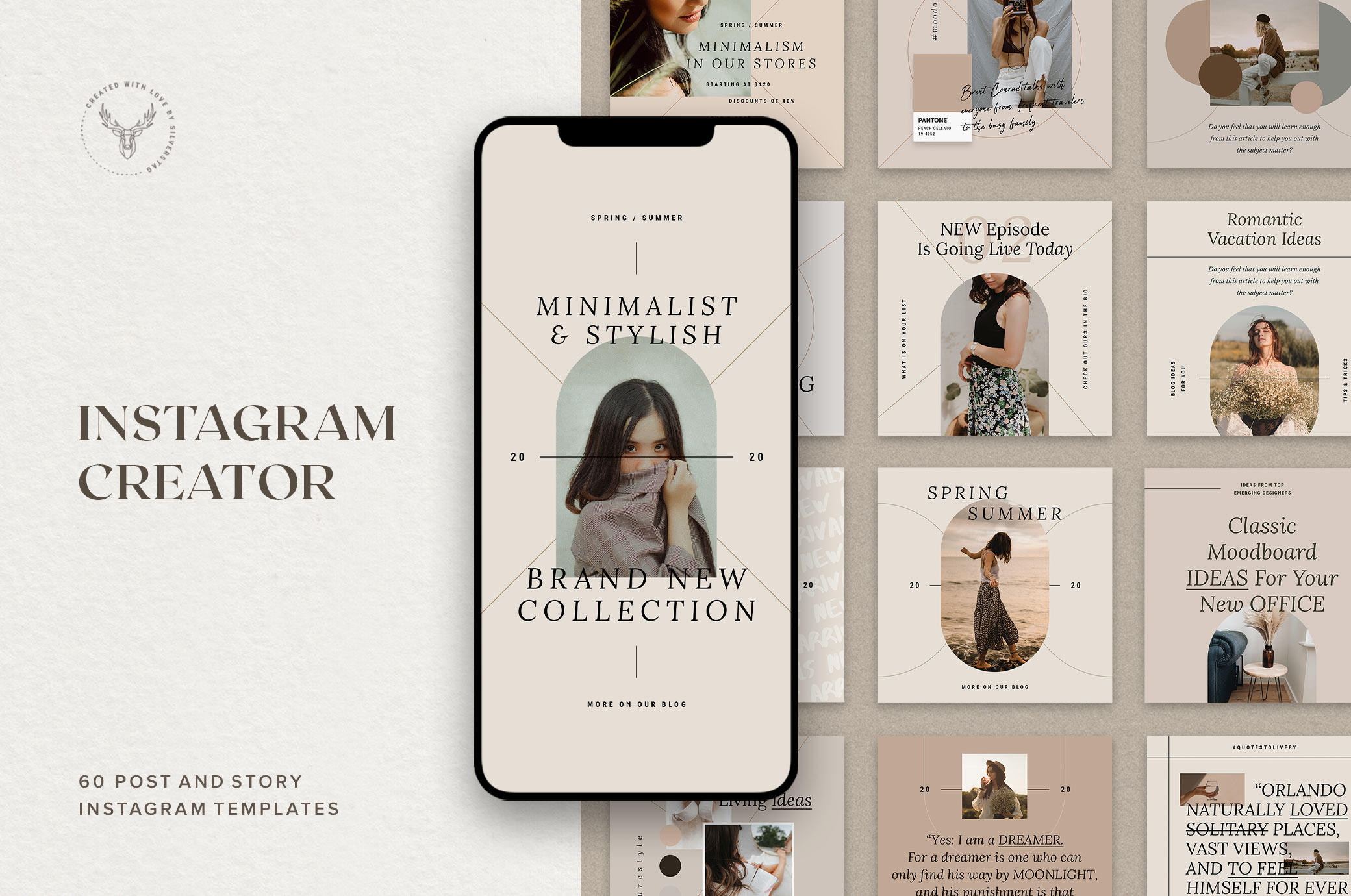 Download Post & Story Instagram Templates