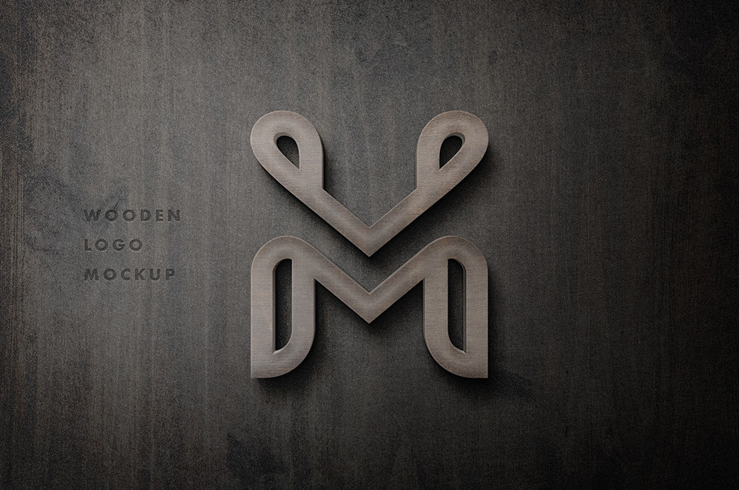 Download Download 3D Wooden Sign Logo Mockup