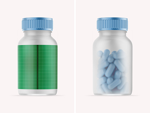 Download Download Free Pills Bottle Mockup