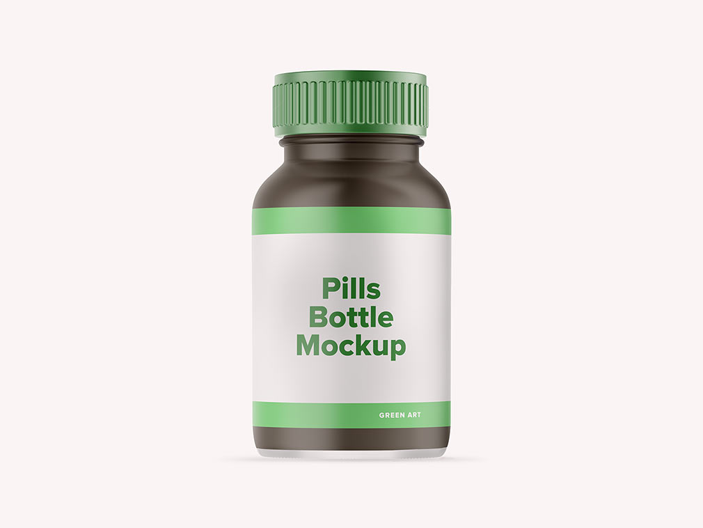 Download Download Free Pills Bottle Mockup