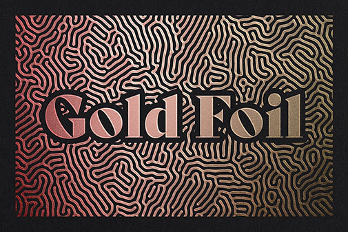 Metallic Foil Logo Mockup by Pixelbuddha