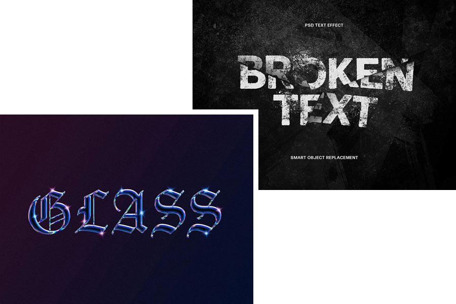 text style photoshop