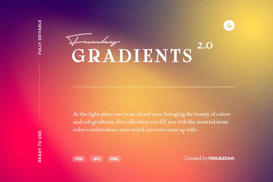 Funky Gradient Textures Vol. 2 by Pixelbuddha