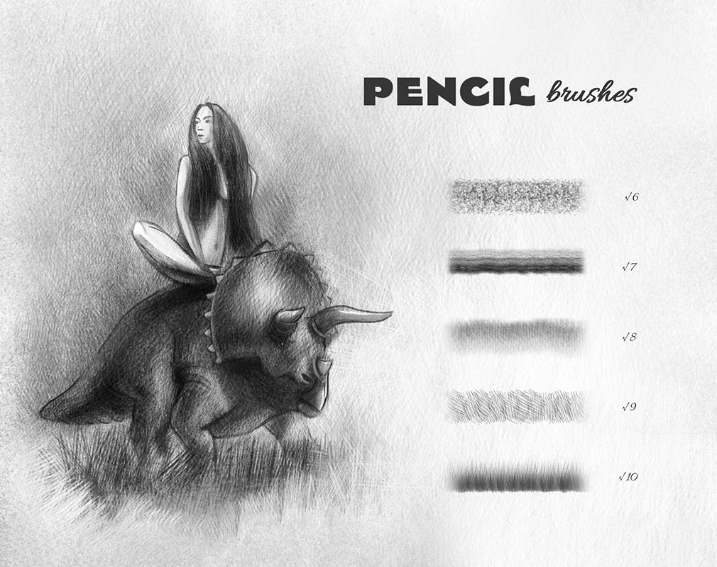 Graphite Pencil Procreate Brushes