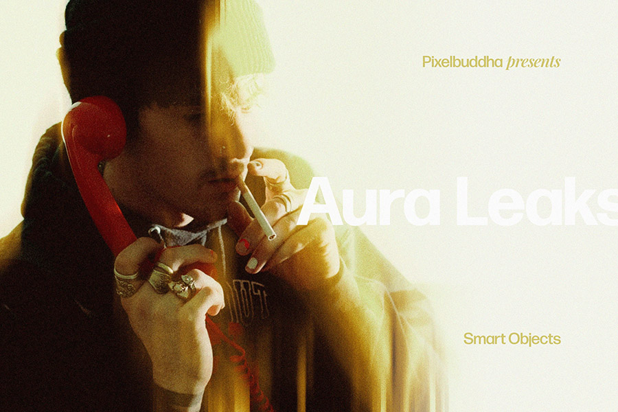 Aura Leaks Photo Effect by Pixelbuddha