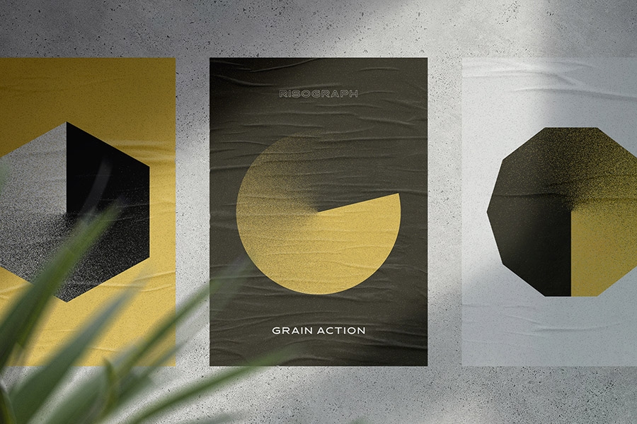 Risograph Grain Photoshop Action by Pixelbuddha