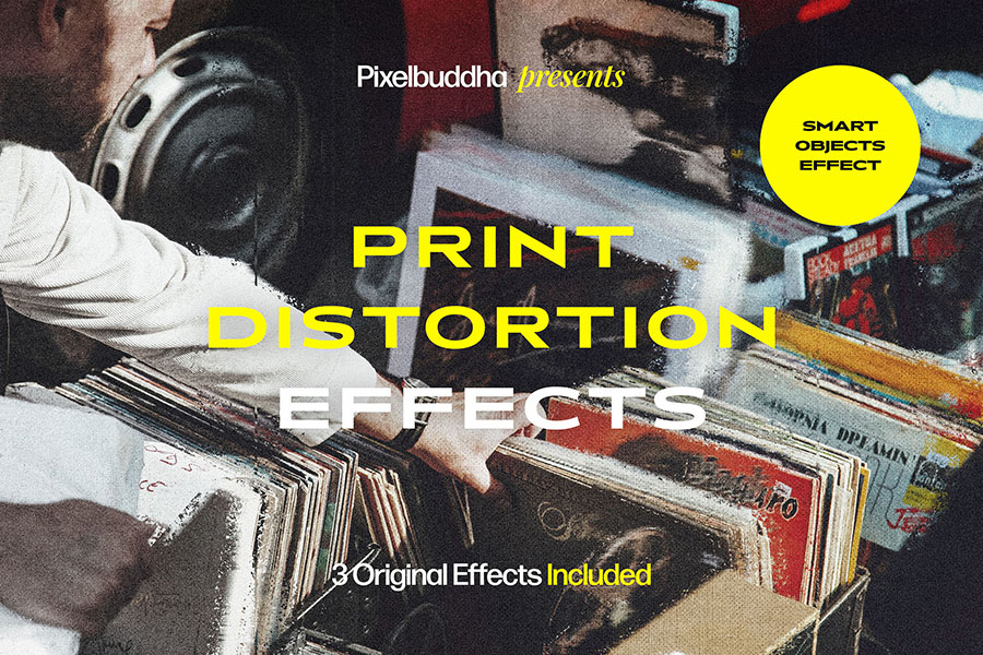 Print Distortion Effects by Pixelbuddha