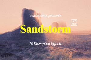 Sandstorm Disrupted Photoshop Effect by Pixelbuddha
