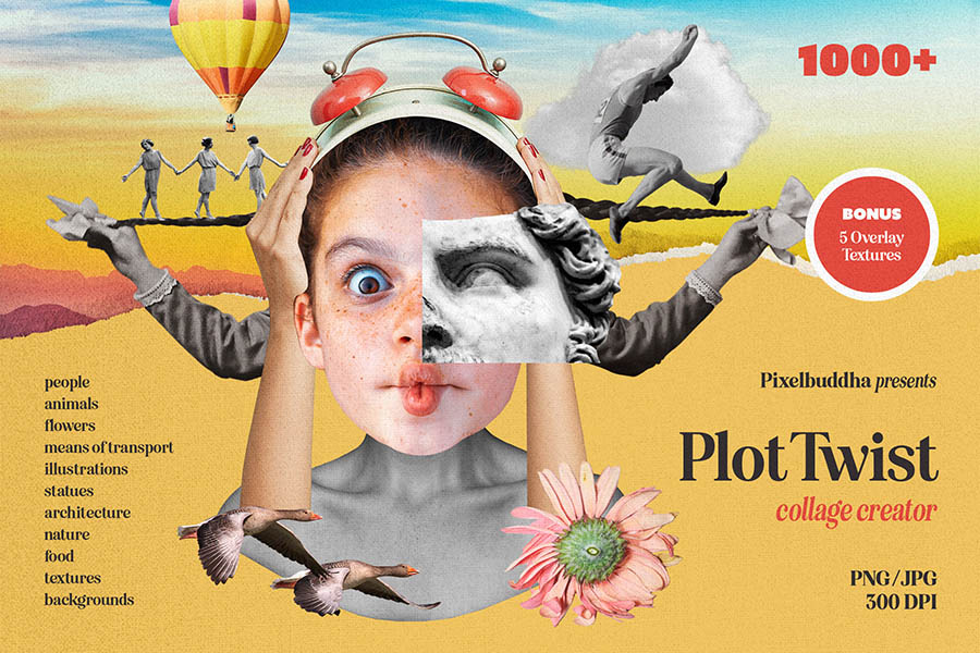 Plot Twist Collage Creator by Pixelbuddha