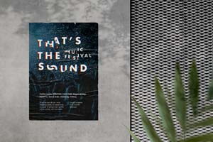 How to Create Poster Design with Chromatic Glitch Text Effect