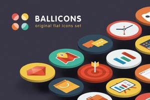 Ballicons: Flat Icons Set