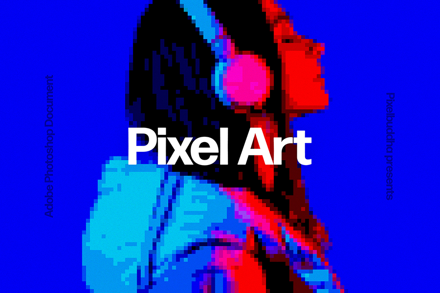 Acid Pixel Art Effect by Pixelbuddha