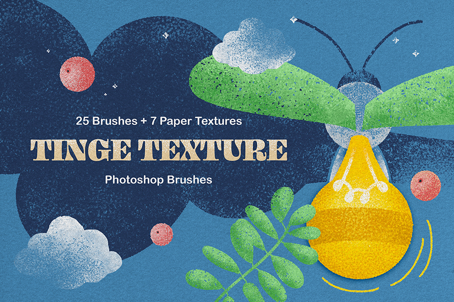 Tinge Texture Photoshop Brushes by Pixelbuddha