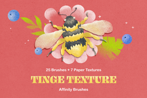 Tinge Texture Affinity Brushes by Pixelbuddha