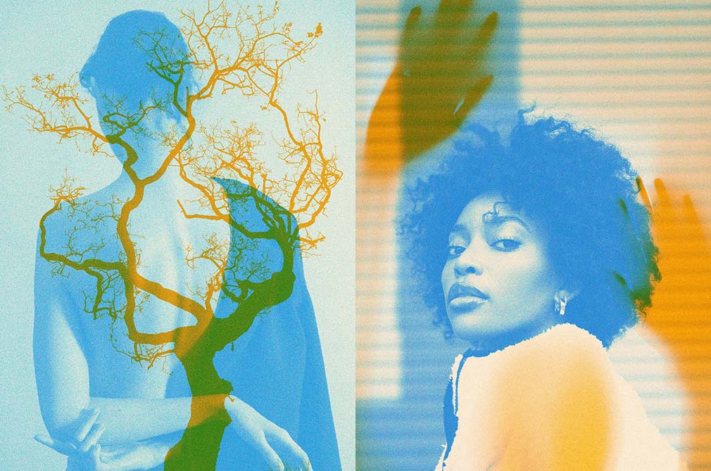 Double Exposure Poster Effect