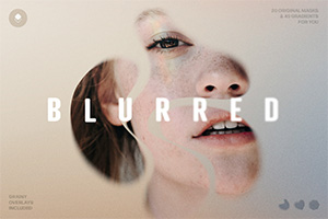 Blurred Cutout Masks Kit by Pixelbuddha