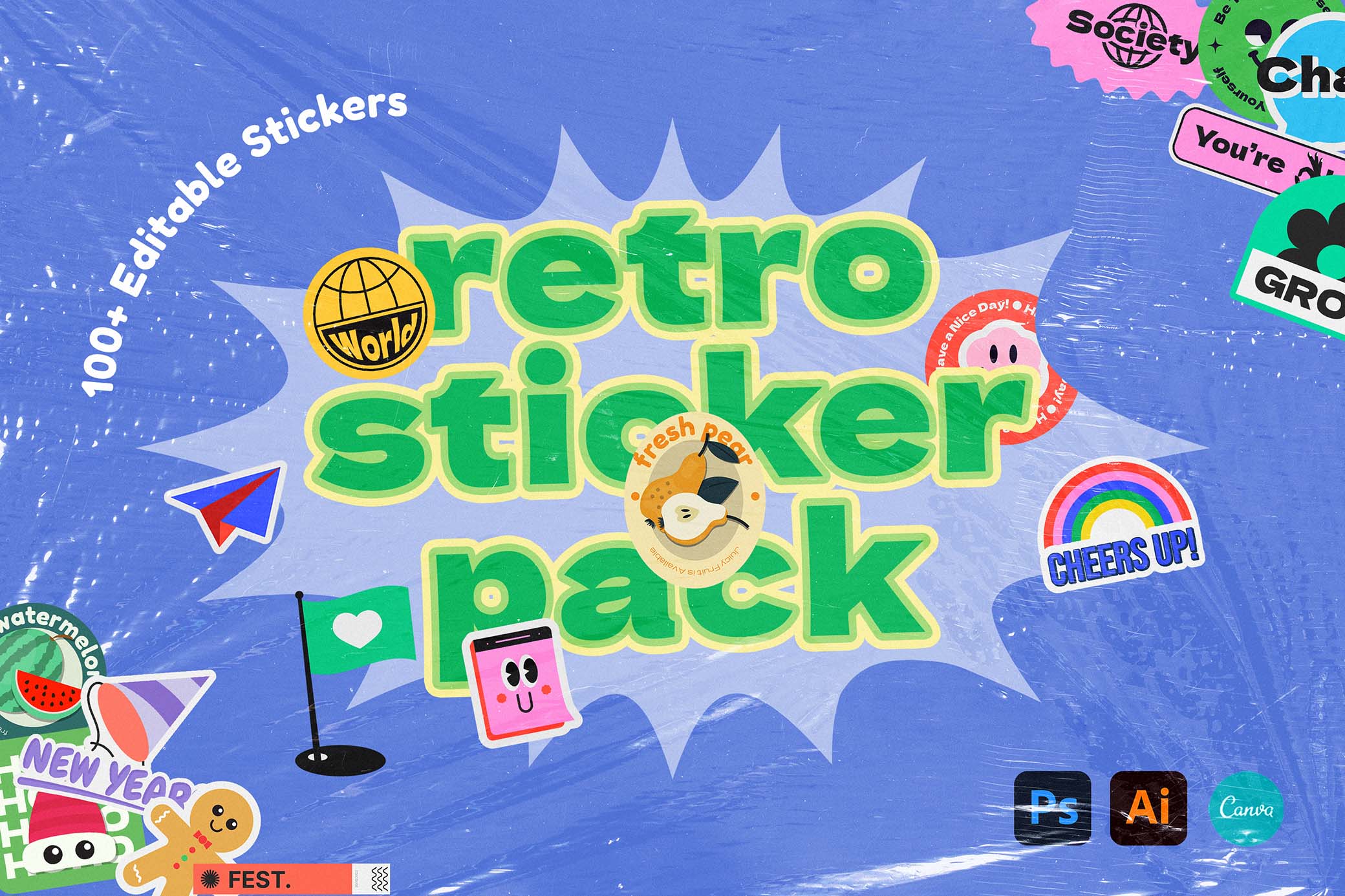 Retro Sticker Pack