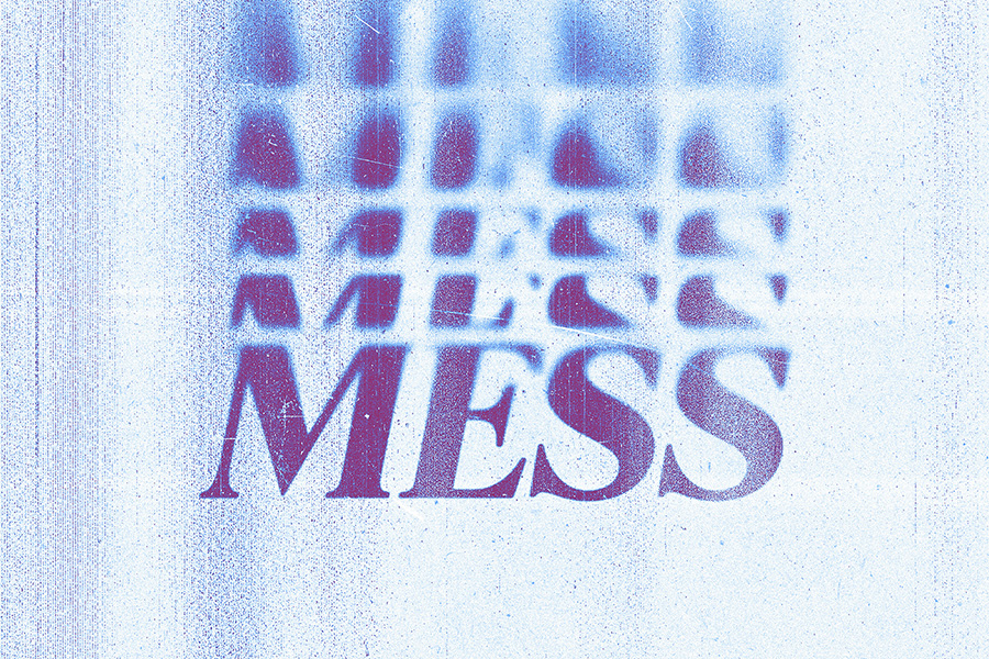 Printed Mess Text & Logo Effects Collection by Pixelbuddha