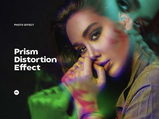 Download Prism Distortion Photoshop Effect