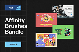 Affinity Brushes Bundle by Pixelbuddha