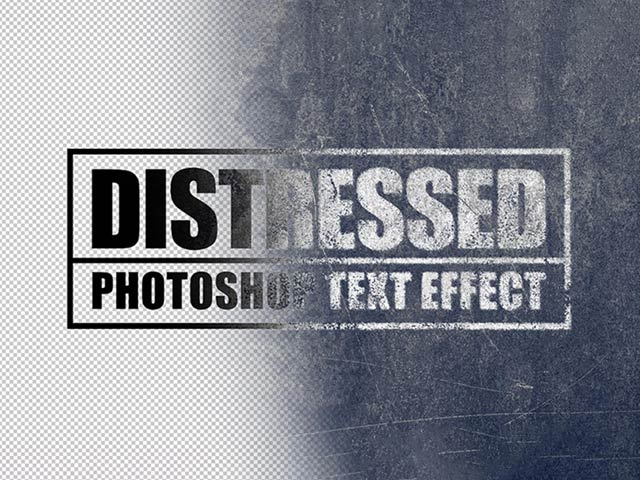 How To Create Distressed Text in Photoshop