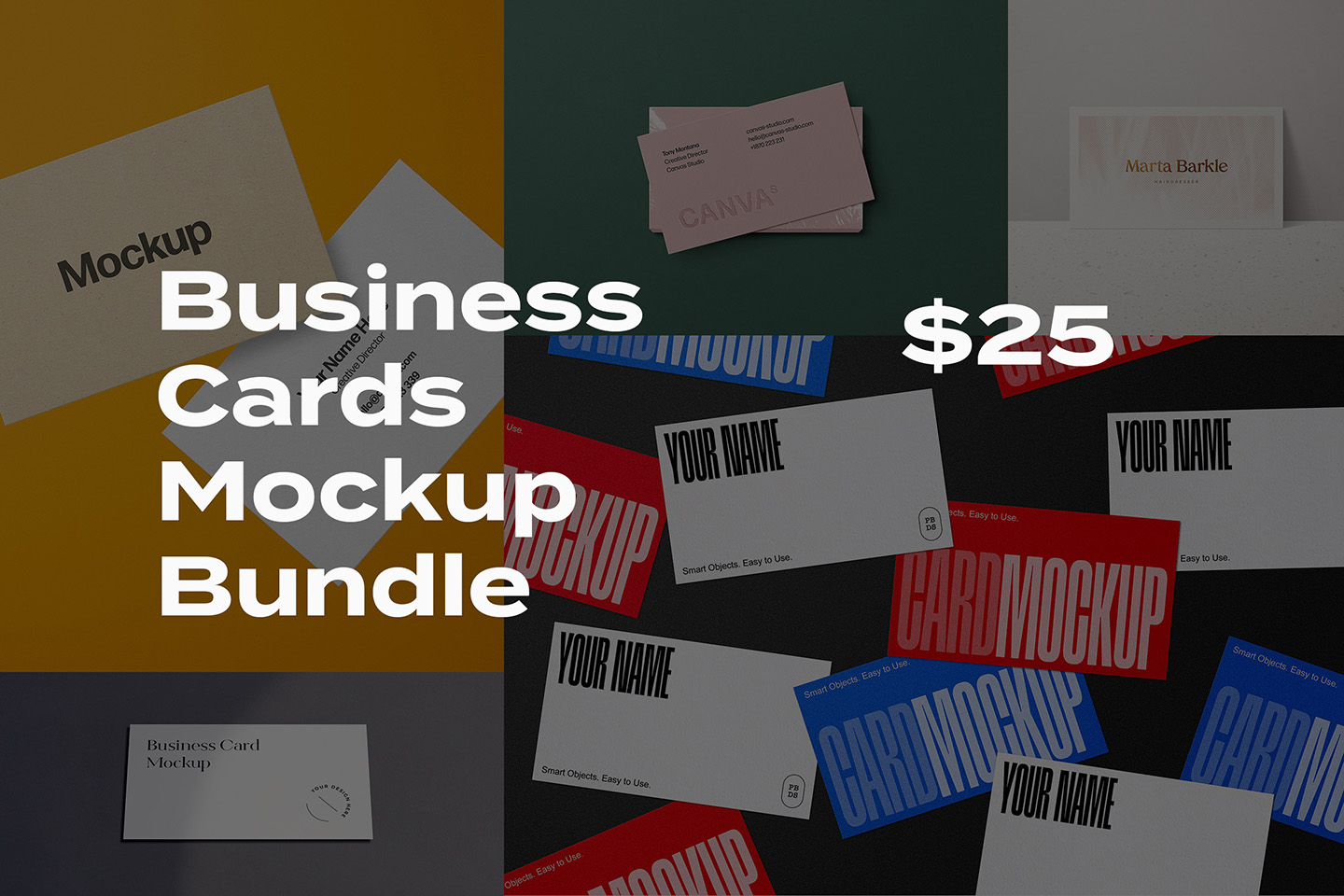 Business Cards Mockup Bundle