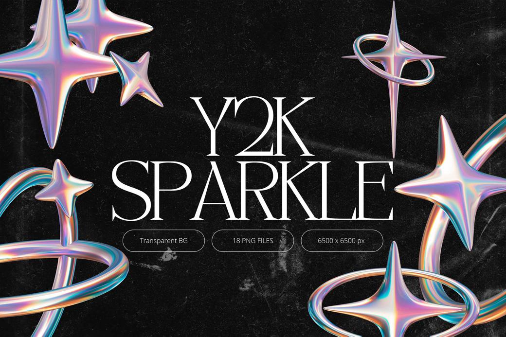 Y2K Aesthetic Sparkle Bally - 500 Watchers by CircleheadsArtWorld