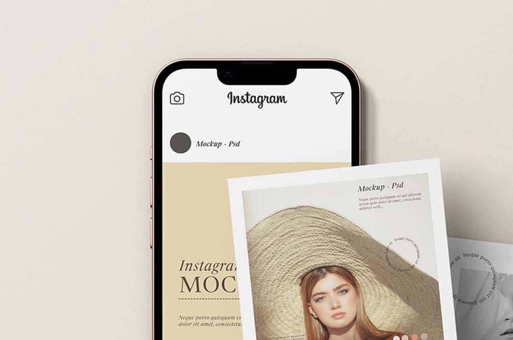 Instagram Post Mockup Vol. 1