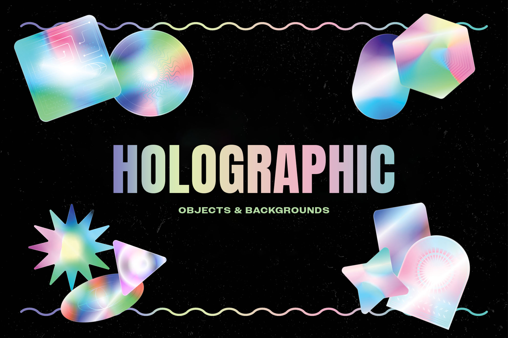 Download Holographic Sticker Pack