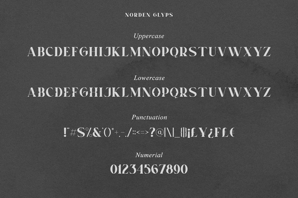 Norden — Modern Serif Font
