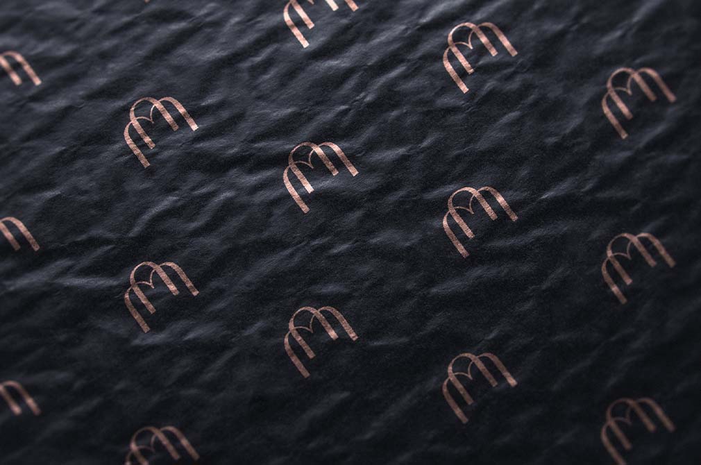 Tissue Wrapping Paper Logo Mockup