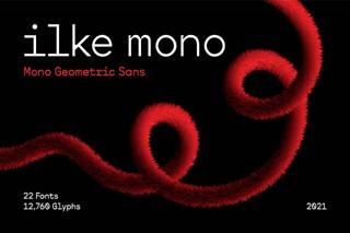 SK Ilke Mono — Geometric Sans