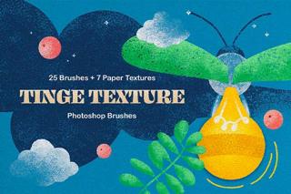 Tinge Texture Photoshop Brushes