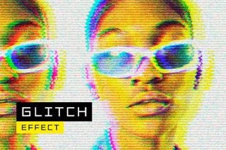 Download 70s TV Glitch Photo Effect