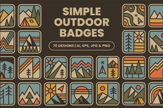 Simple Outdoor Badges