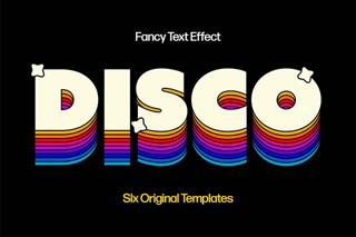 Retro Disco Text Effects
