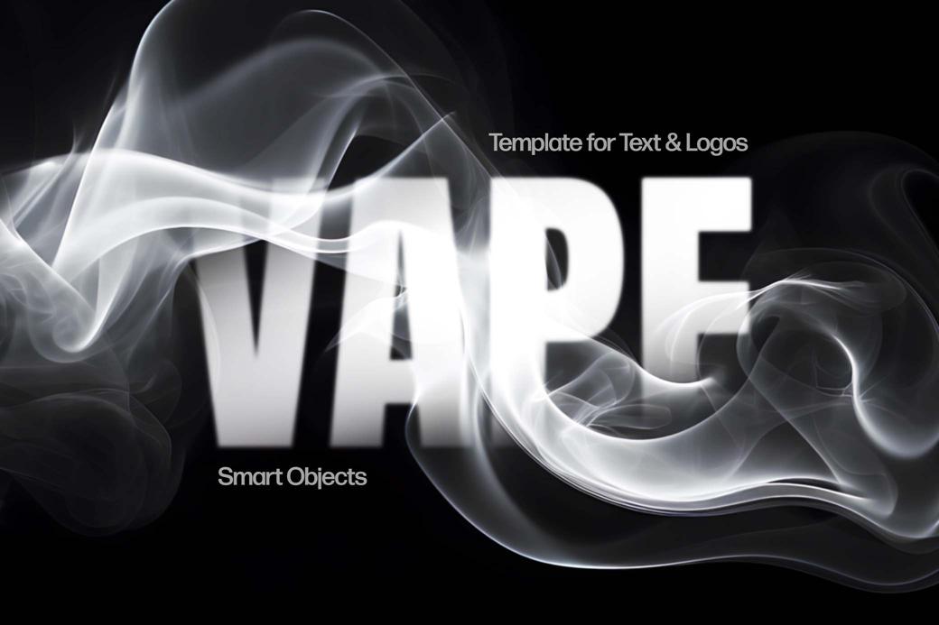 Vape Text & Logo Effect