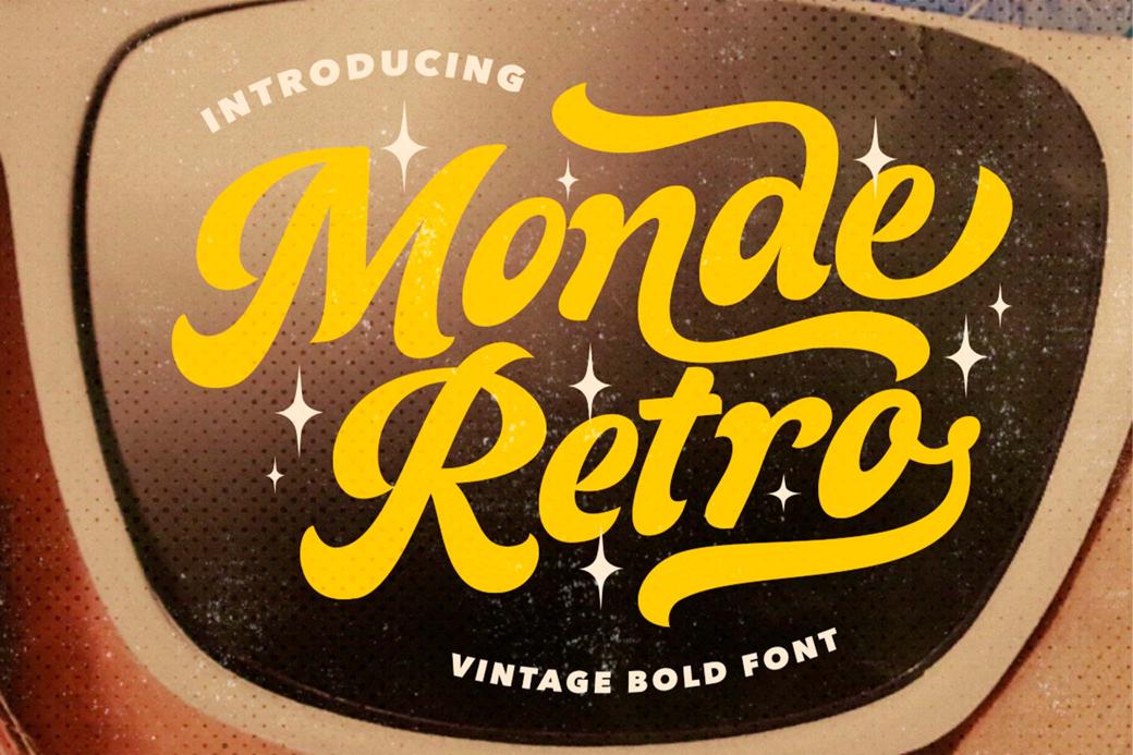Monde Retro — Vintage Bold Font