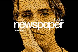 Download Newspaper Overlay Photo Effect