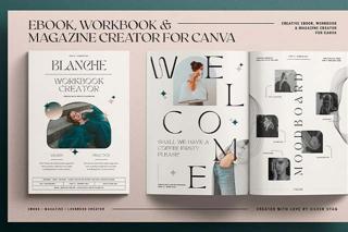 Blanche CANVA eBook/Magazine Creator