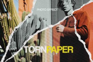 Download Torn & Ripped Paper Photo Effect Vol.2