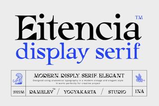 Eitencia Display Serif