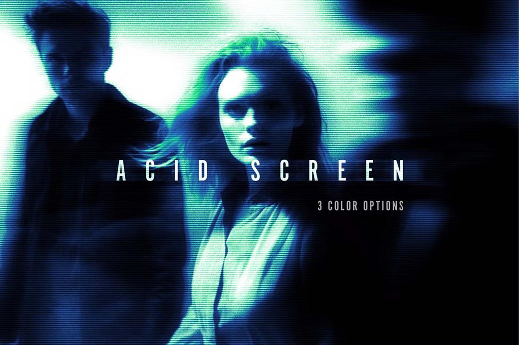 Acid Screen Photo Effect